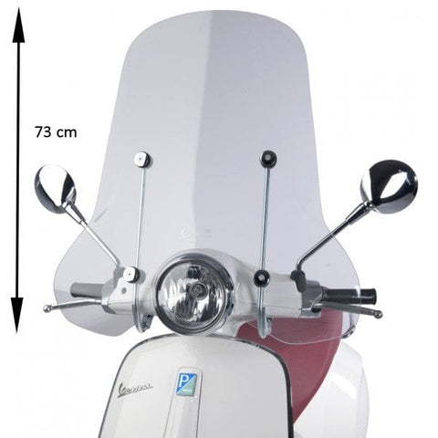 Windscherm Hoog Vespa Primavera INCL. Bevetigingsset